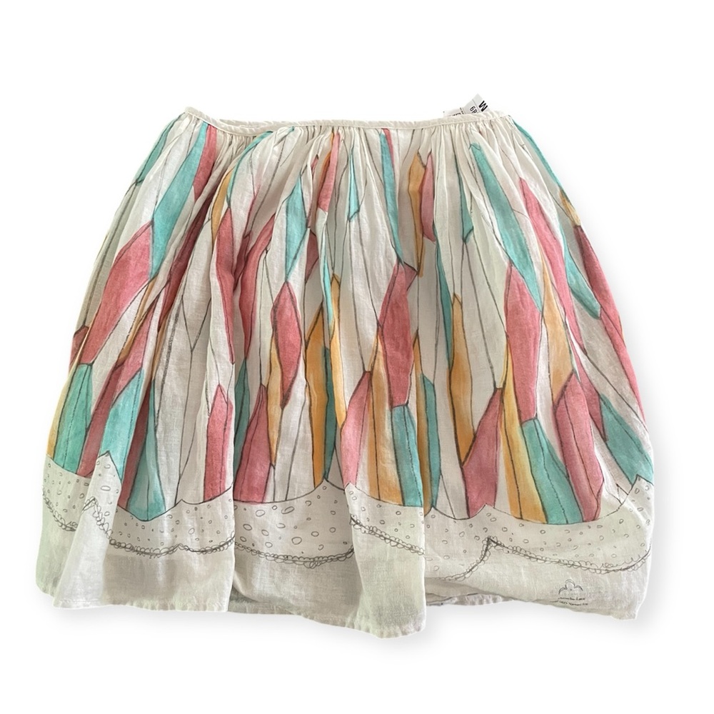 Nani IRO Naomi Ito Choucho Lace Linen Skirt S/M | Japanese Boutique Mori Girl